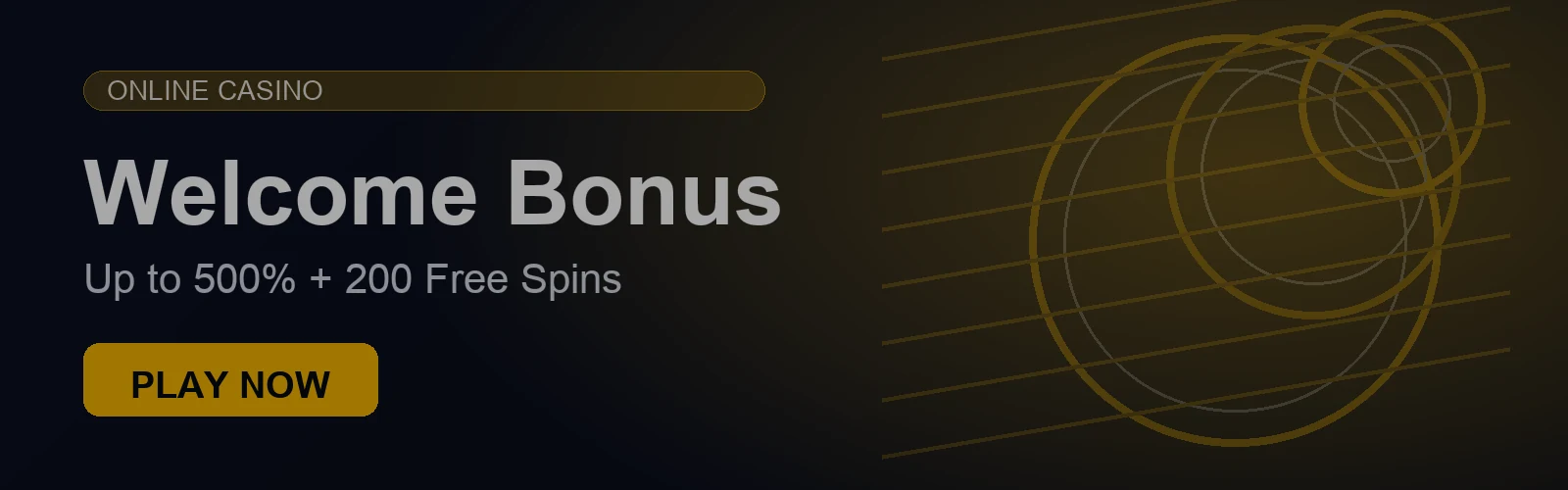 Online Casino Welcome Bonus